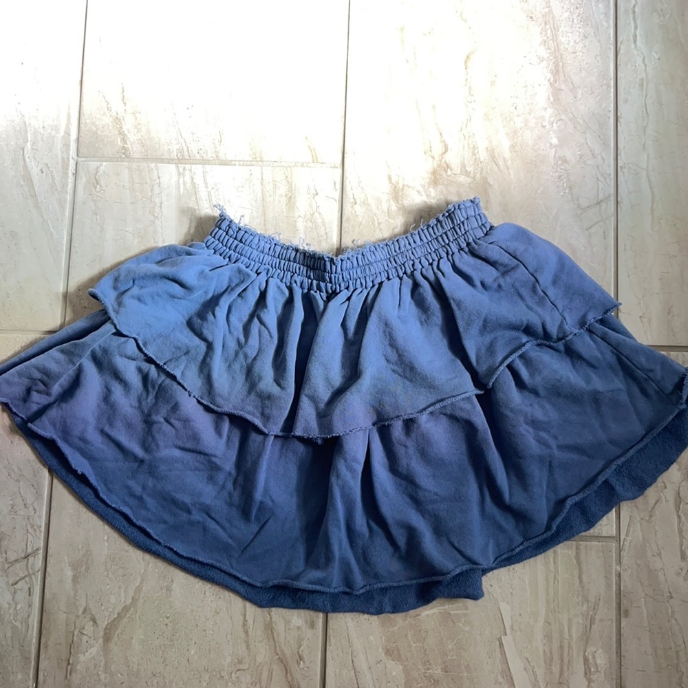 AERIE sweatshirt ruffle skirt size L